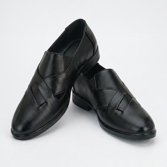 Urban Edge Casual Loafers - Black