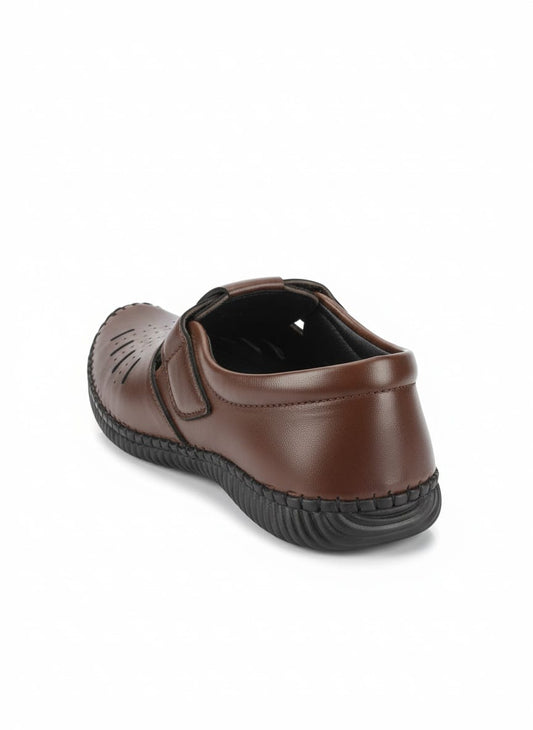 AirFlex Comfort Walking Shoes - Brown