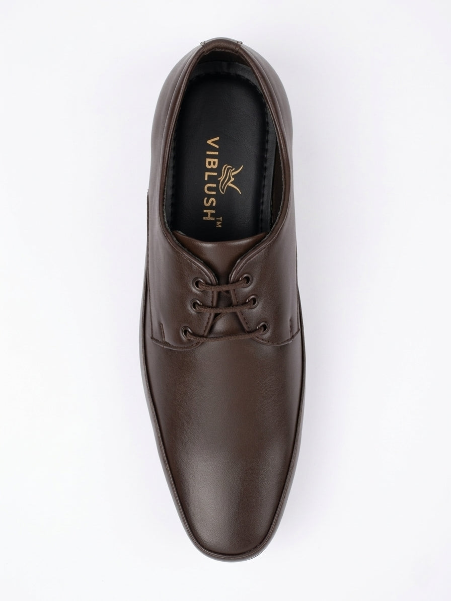 Executive Derby Shoes – Brown