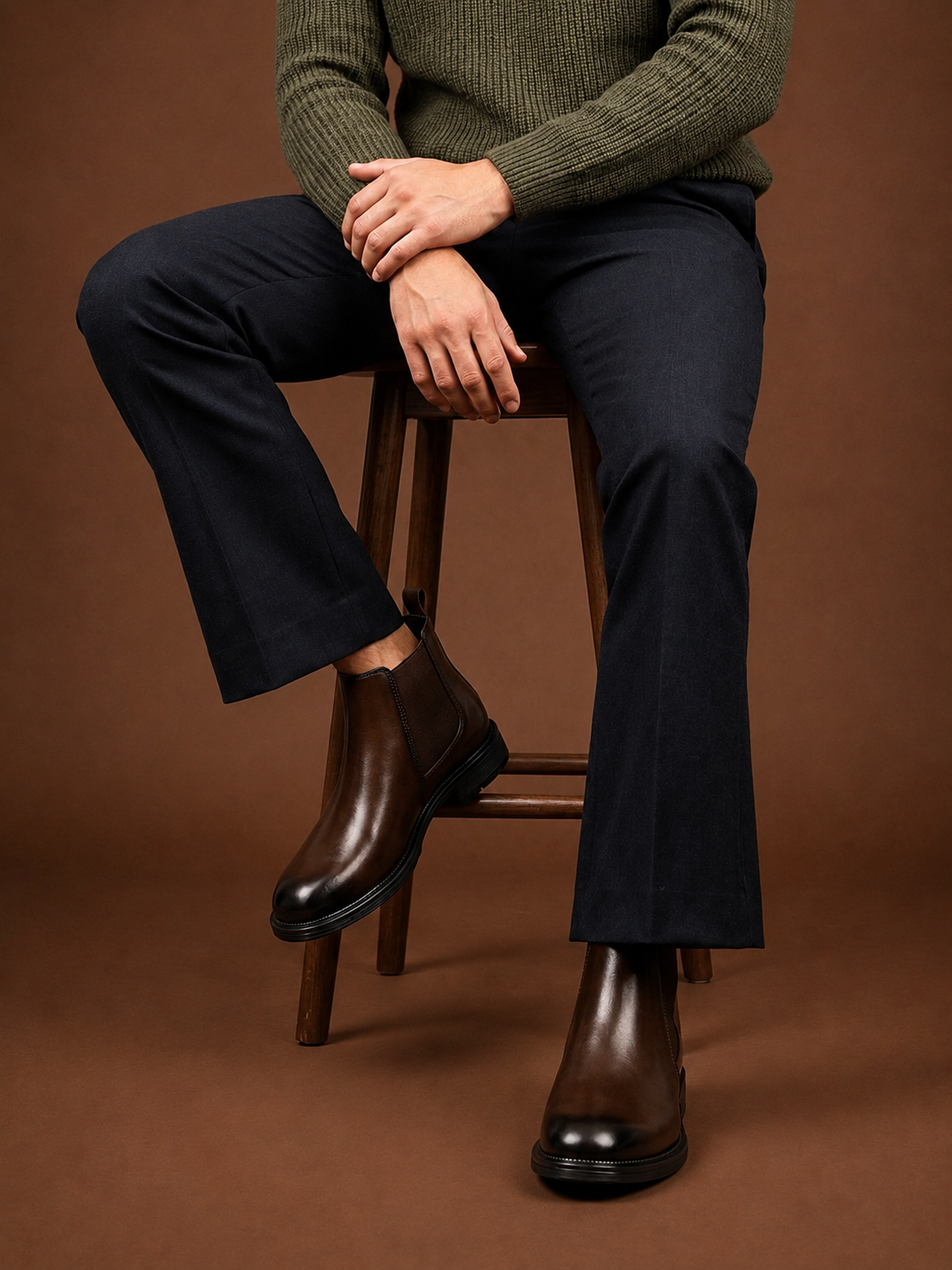 Obsidian Chelsea Boots - Brown