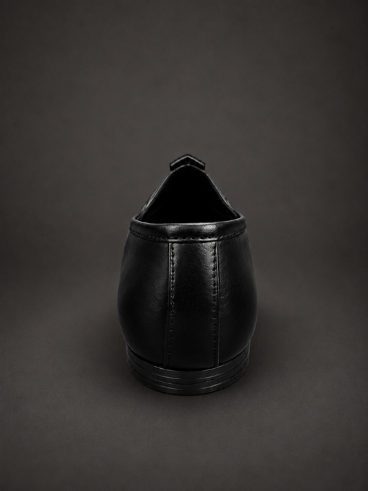 Nawab Noir Ethnic Loafers - Black