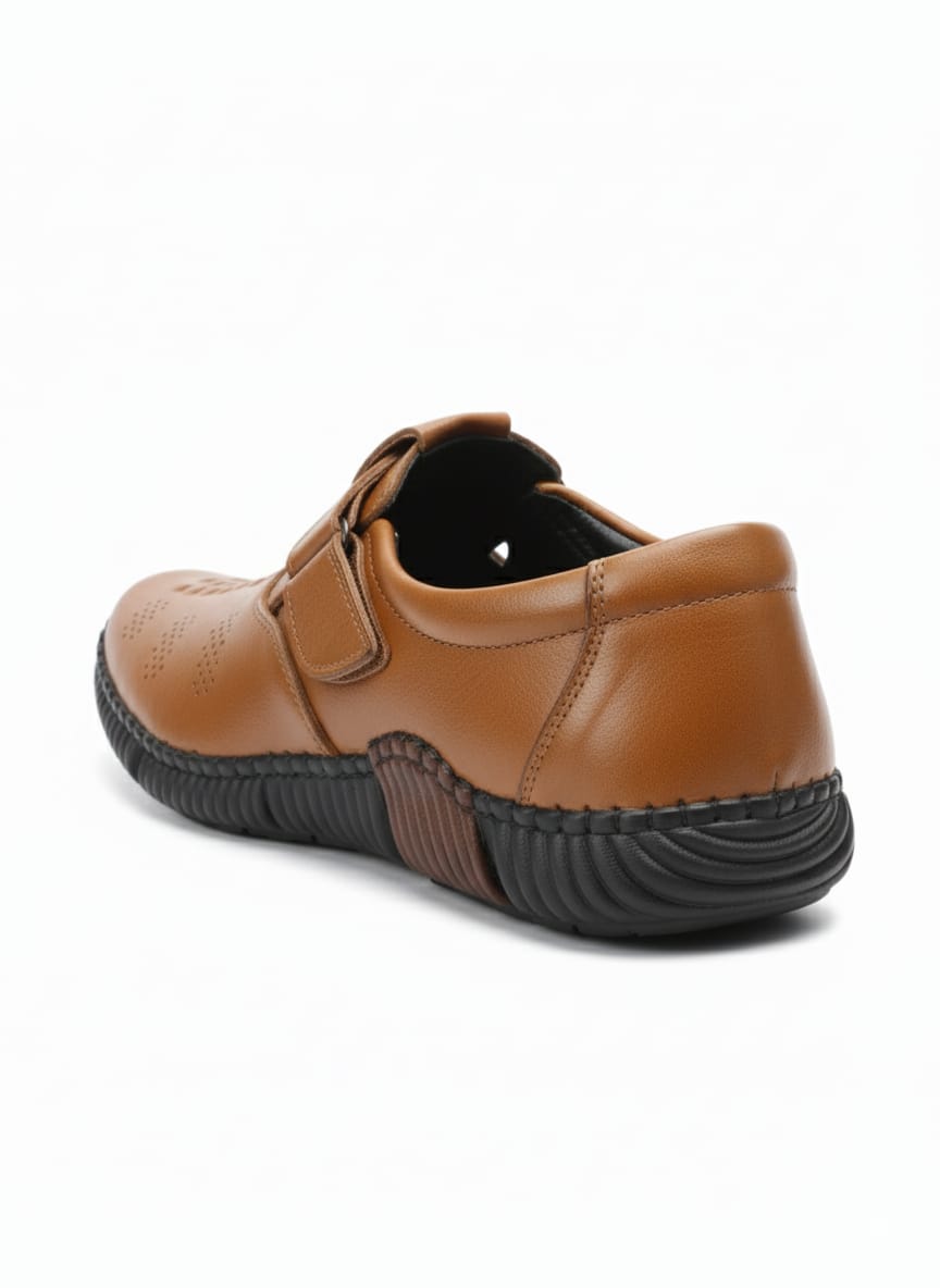 BreathEase Casual Shoes - Tan