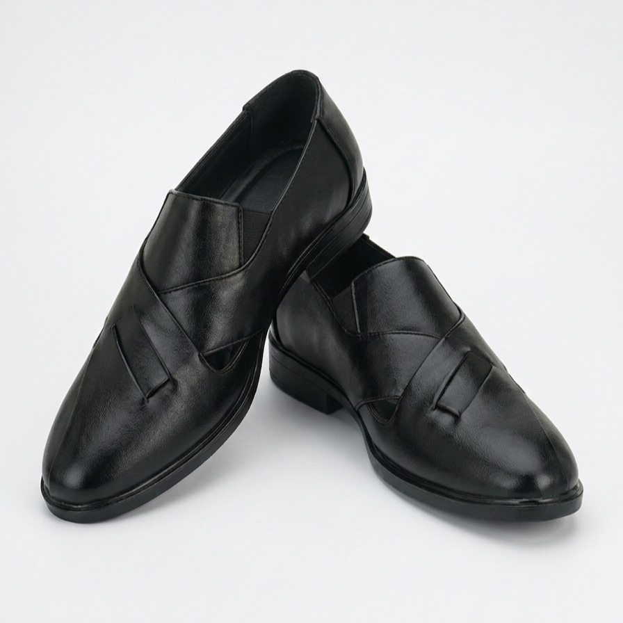 Urban Edge Casual Loafers - Black