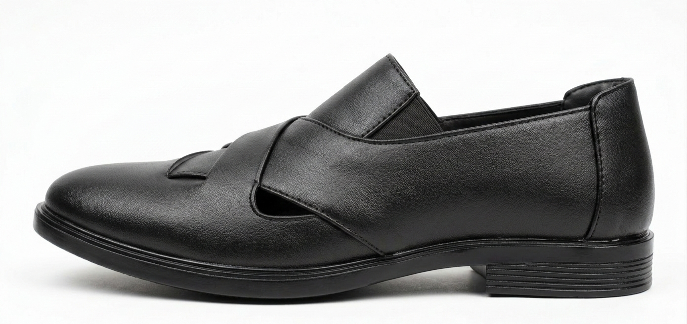 Urban Edge Casual Loafers - Black