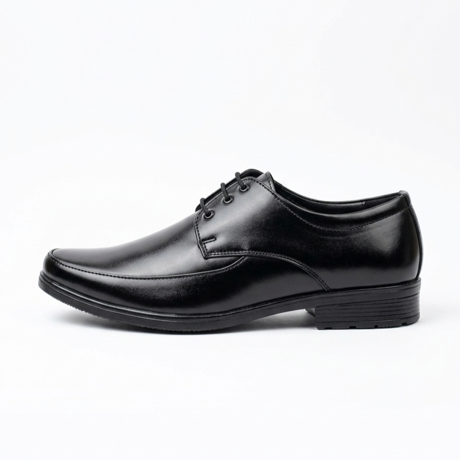 Executive Derby Shoes – Black