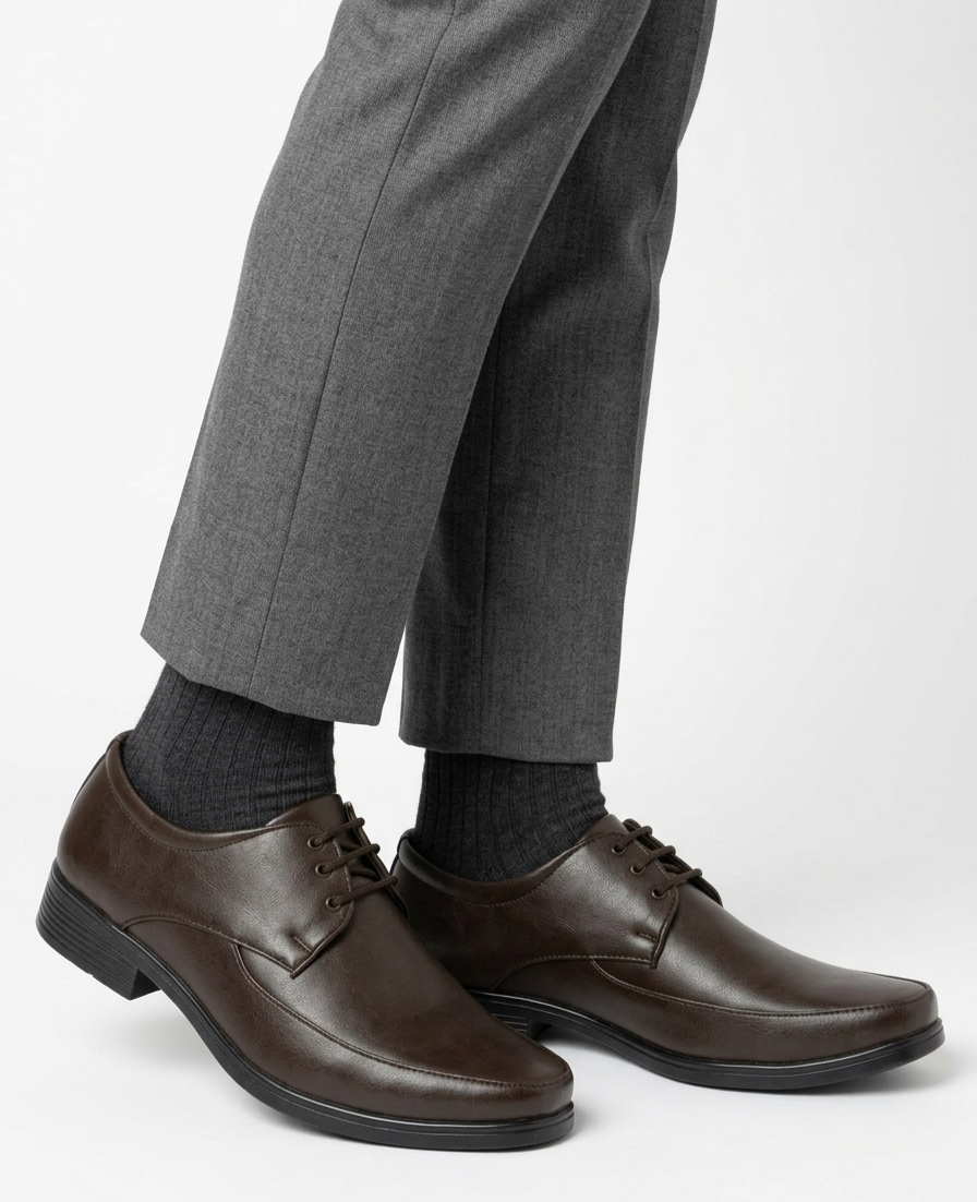 Executive Derby Shoes – Brown