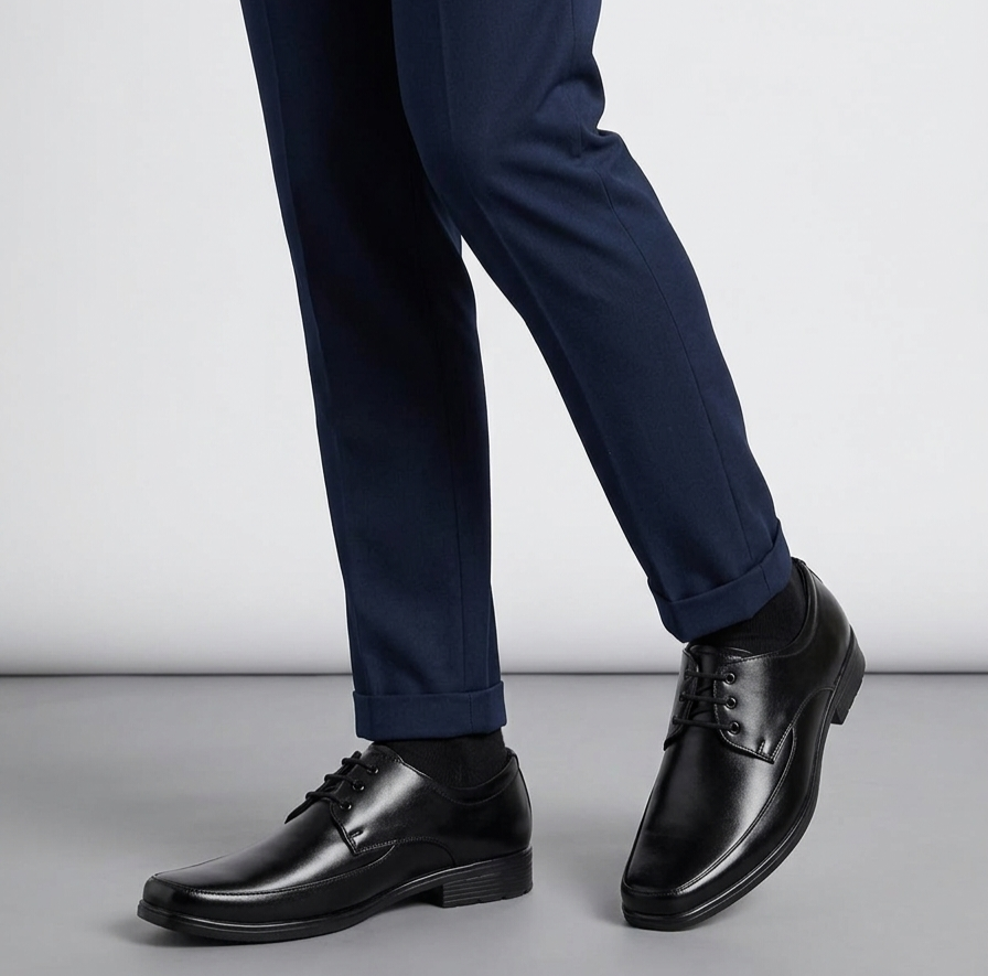 Executive Derby Shoes – Black