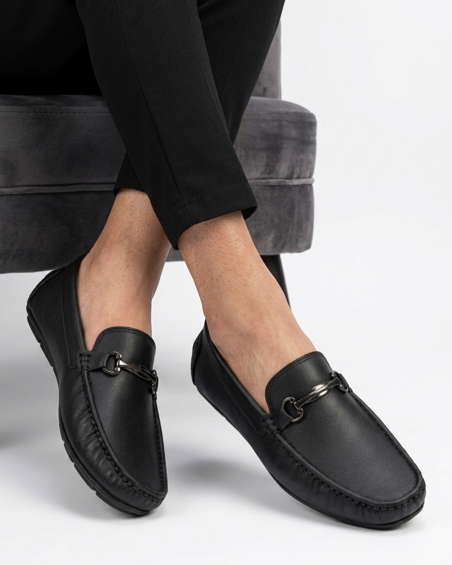 Monarch Driver Loafers - Black