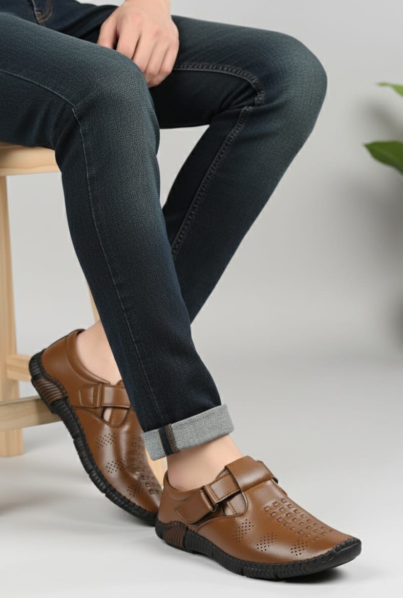 BreathEase Casual Shoes - Tan