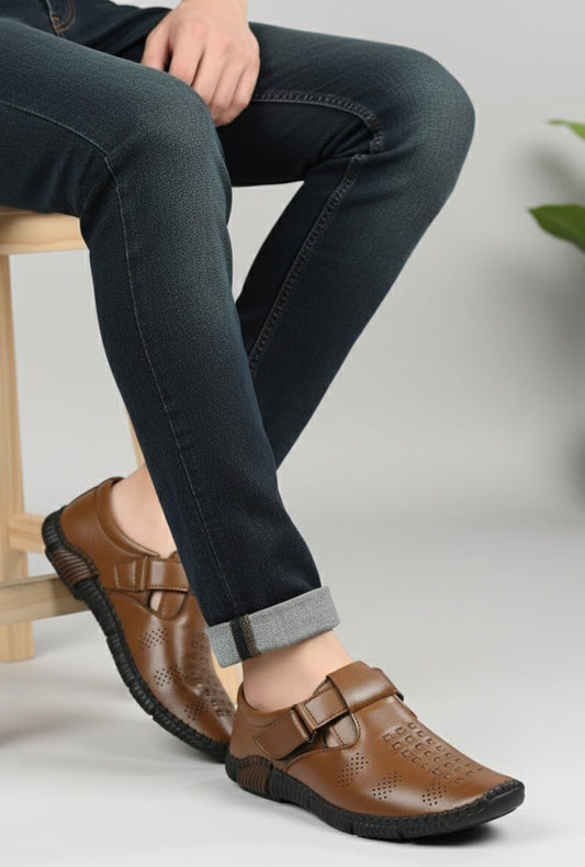 BreathEase Casual Shoes - Tan