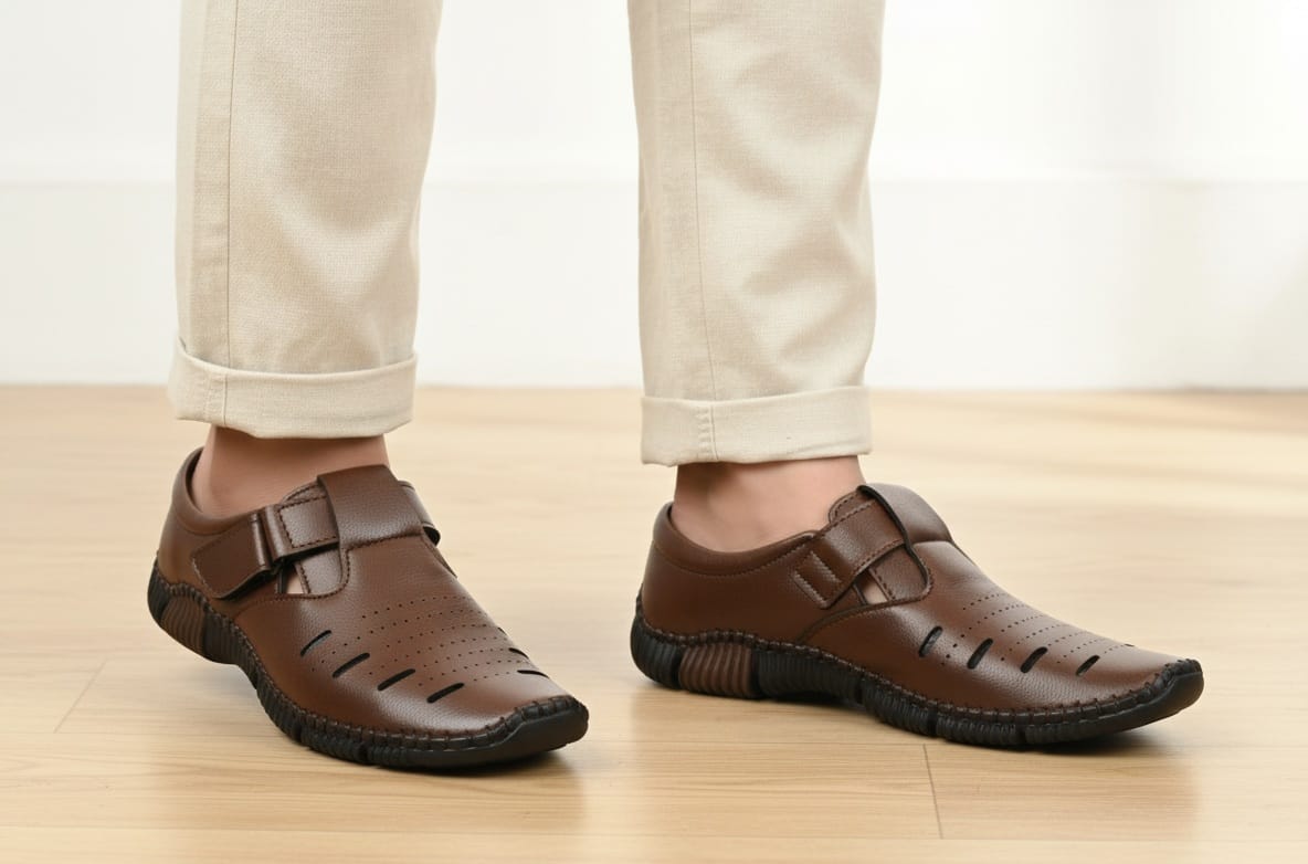 AirFlex Comfort Walking Shoes - Brown