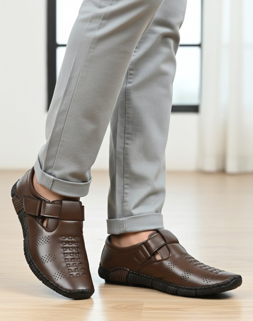 BreathEase Casual Shoes - Brown