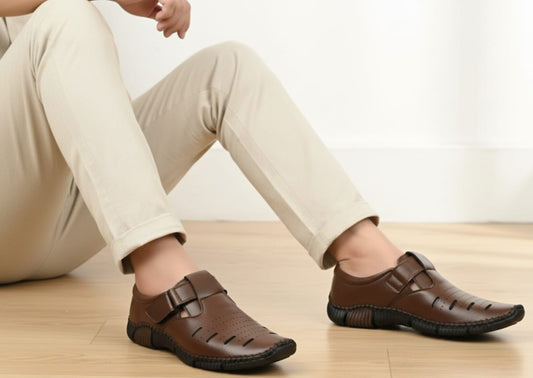 AirFlex Comfort Walking Shoes - Brown