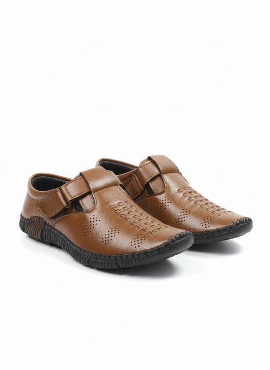 BreathEase Casual Shoes - Tan