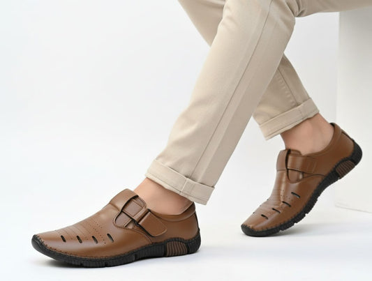 AirFlex Comfort Walking Shoes - Tan