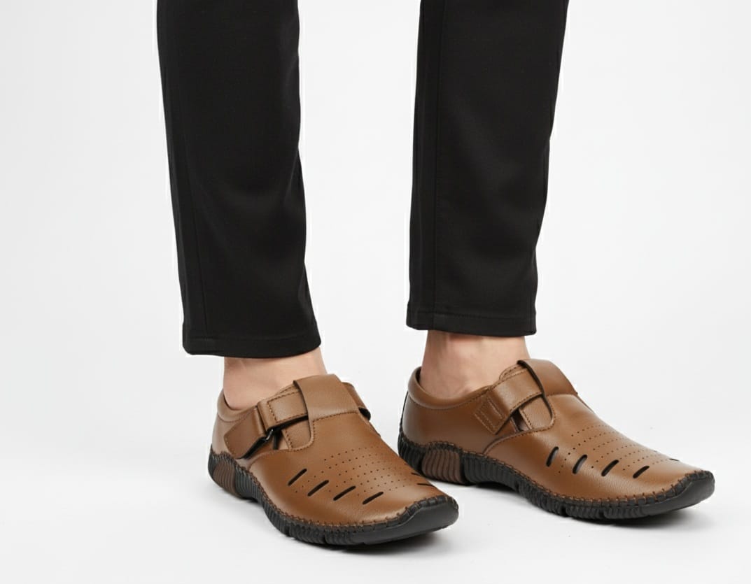 AirFlex Comfort Walking Shoes - Tan