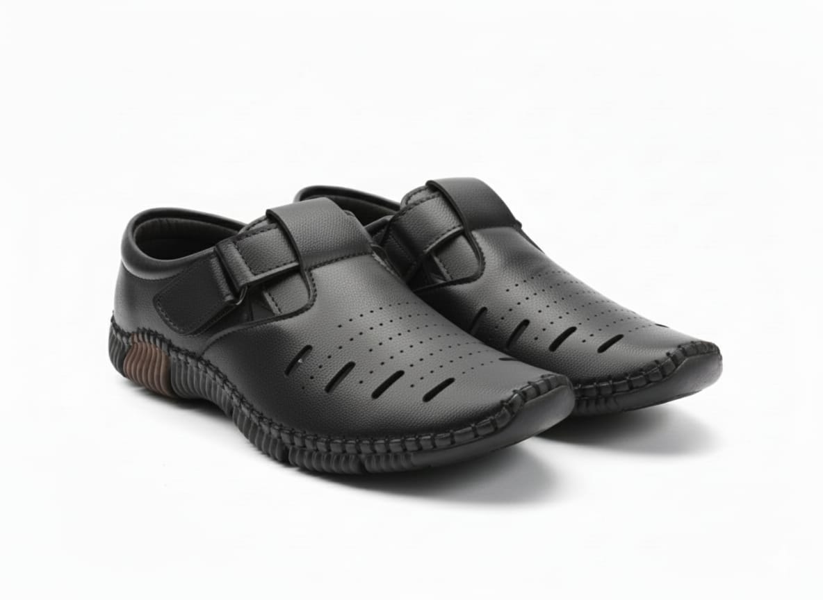 AirFlex Comfort Walking Shoes - Black