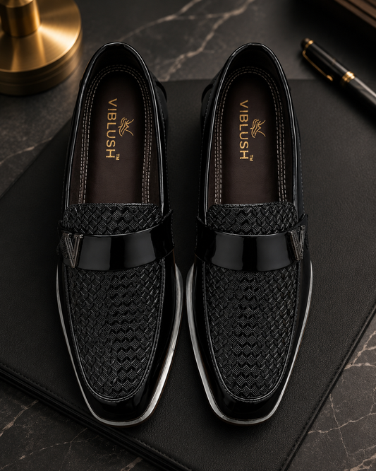 Royal Noir Luxe Loafers