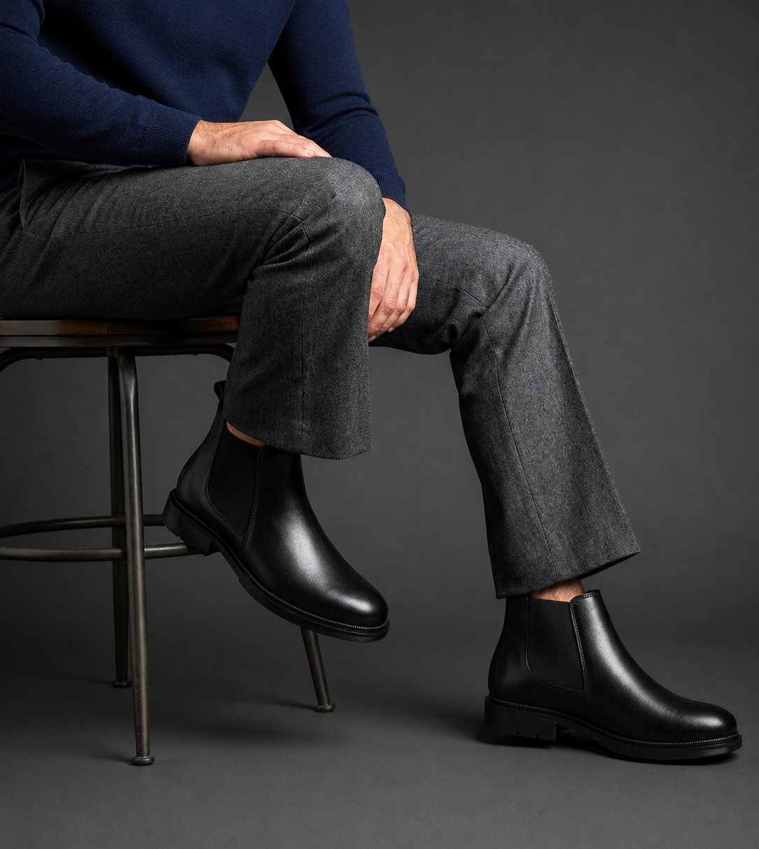 Obsidian Chelsea Boots - Black